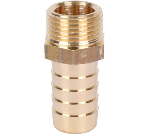Штуцер латунный STOUT НР 3/8 x 14 мм SFT-0035-003814