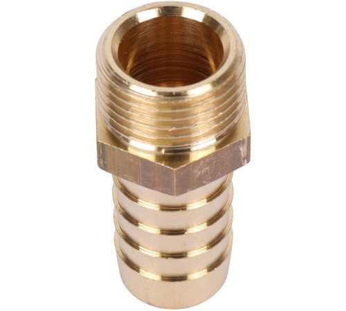 Штуцер латунный STOUT НР 3/8 x 14 мм SFT-0035-003814