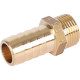 Штуцер латунный STOUT НР 3/8 x 14 мм SFT-0035-003814