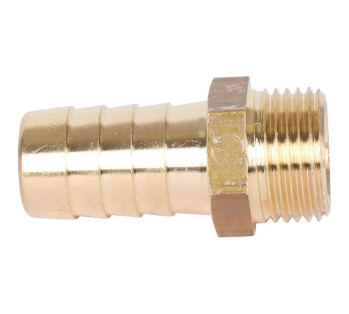 Штуцер латунный STOUT НР 3/8 x 14 мм SFT-0035-003814