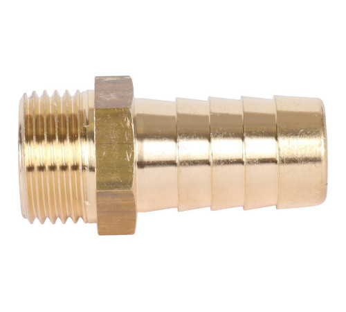 Штуцер латунный STOUT НР 3/8 x 14 мм SFT-0035-003814