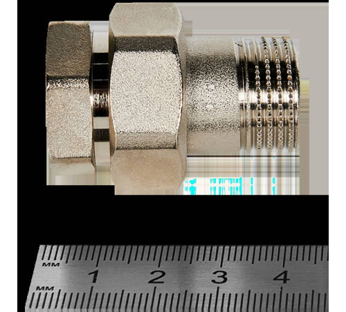 Разъемное соединение STOUT американка ВН никелированное 1/2 уплотнение O-ring SFT-0041-000012