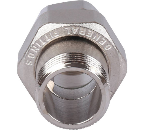 Разъемное соединение STOUT американка ВН никелированное 3/4 плоское уплотнение SFT-0045-000034