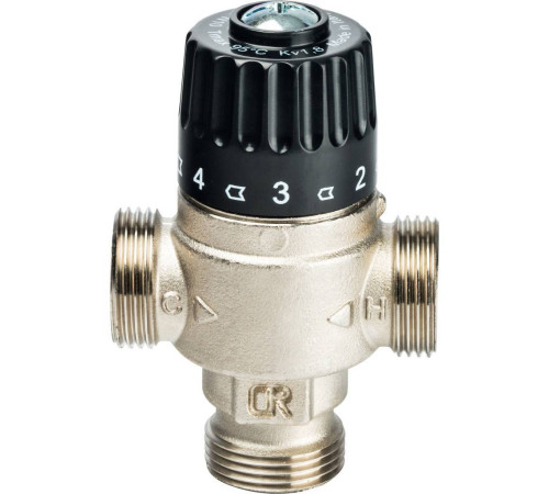 Клапан термостатический смесительный STOUT 3/4 НР 30-65 °C Kvs 1.8 SVM-0025-186520