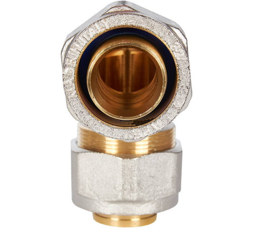 Угольник STOUT 90° 32х32 мм для металлопластиковых труб винтовой SFS-0003-003232