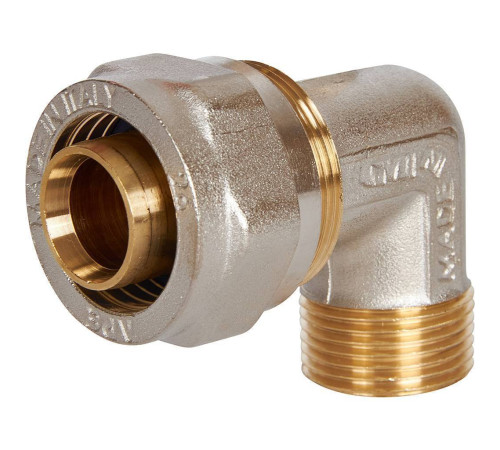Угольник-переходник STOUT 3/4х26 мм с наружной резьбой винтовой SFS-0006-003426
