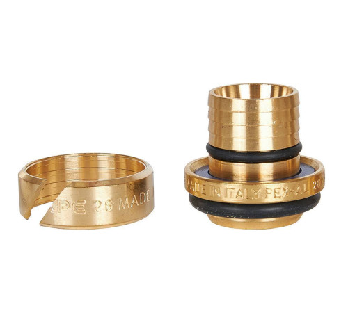 Угольник-переходник STOUT 3/4х26 мм с наружной резьбой винтовой SFS-0006-003426