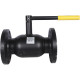 Кран шаровой стальной BROEN Ballomax фланцевый DN 80 PN 16 с рукояткой 55775