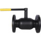Кран шаровой стальной BROEN Ballomax фланцевый DN 80 PN 16 с рукояткой 55775