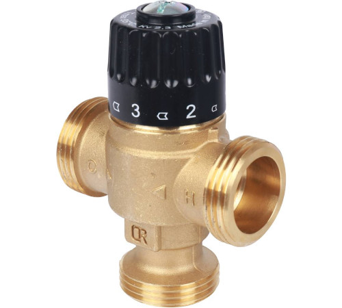 Термостатический смесительный клапан STOUT 1 НР 30-65 °C Kvs 2.3 SVM-0125-236525