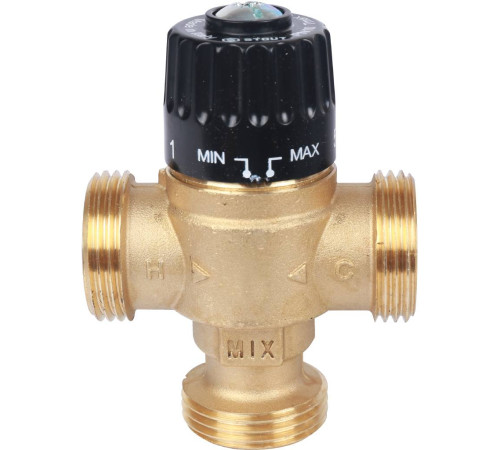 Термостатический смесительный клапан STOUT 1 НР 30-65 °C Kvs 2.3 SVM-0125-236525