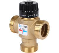 Клапан термостатический смесительный STOUT 1 1/4 НР 30-65 °C Kvs 3.5 SVM-0125-356532