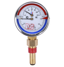 Термоманометр РОСМА ТМТБ-31Р.1 80 мм 1.0 МПа 120 °C G1/2 радиальный 00000002331