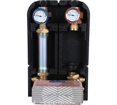 Насосная группа STOUT SDG-0038 с теплообменником 28 пластин без насоса SDG-0038-282501