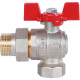 Кран шаровой ROMMER угловой с американкой 3/4 ВР/НР бабочка RBV-0006-0610220