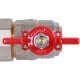 Кран шаровой ROMMER угловой с американкой 3/4 ВР/НР бабочка RBV-0006-0610220