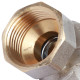 Кран шаровой ROMMER угловой с американкой ВР/НР ручка бабочка 1 RBV-0006-0610225