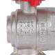 Кран шаровой ROMMER угловой с американкой ВР/НР ручка бабочка 1 RBV-0006-0610225