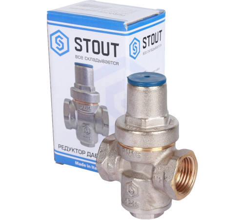 Редуктор давления STOUT PN16 ВР/ВР 1/2 без выхода под манометр SVS-1009-000015