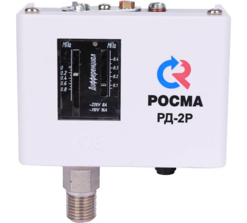 Реле давления РОСМА РД-2Р-0.8 МПа 1/4 00000012965