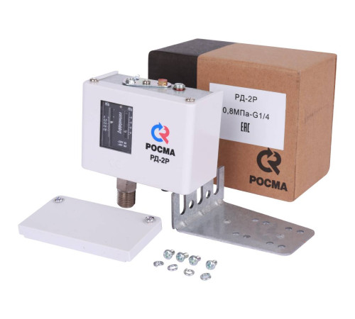 Реле давления РОСМА РД-2Р-0.8 МПа 1/4 00000012965