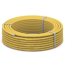 Труба гофрированная из нержавеющей стали Stahlmann 20A отожженная в оболочке желтая 30 м SP3042002030