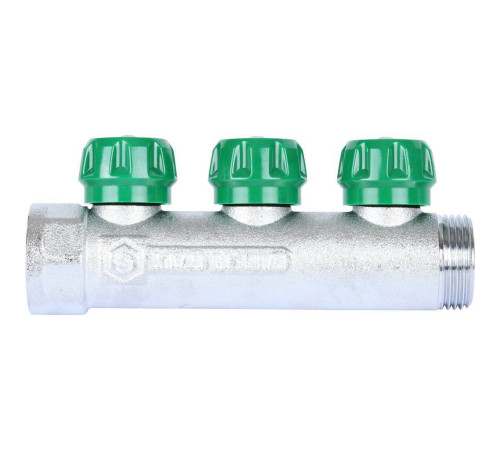 Коллектор регулирующий STOUT 3 выхода 1 x 3/4 EK SMB-6850-013403