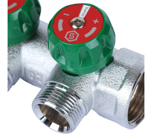Коллектор регулирующий STOUT 3 выхода 1 x 3/4 EK SMB-6850-013403