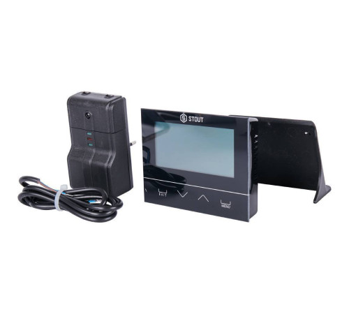 Беспроводной комнатный терморегулятор STOUT ST-292v2 черный STE-0101-029222