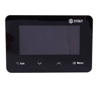 Беспроводной комнатный терморегулятор STOUT ST-293v2 черный STE-0101-029322