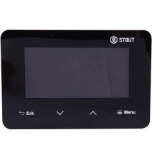 Беспроводной комнатный терморегулятор STOUT ST-293v2 черный STE-0101-029322