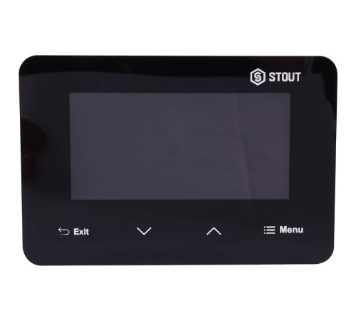 Беспроводной комнатный терморегулятор STOUT ST-293v2 черный STE-0101-029322