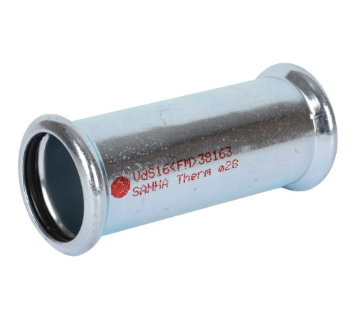 Муфта подвижная пресс Sanha SANHA-Therm 24270S оцинкованная сталь 28 мм 124270S28