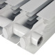 Радиатор алюминиевый STOUT ALPHA 350 4 секции боковое подключение SRA-2310-035004 RAL 9016