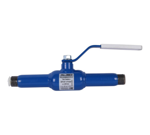 Кран шаровой ALSO КШПП RS Ду 15 Ру 4.0 МПа сталь 09Г2С полнопроходной муфтовый КШ.П.П.RS.015.40-02