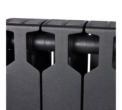 Радиатор биметаллический RIFAR SUPReMO VENTIL 500 SVR 4 секции нижнее правое подключение Антрацит 4RS50.VR-4-AN