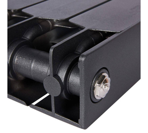 Радиатор биметаллический RIFAR SUPReMO VENTIL 500 SVR 4 секции нижнее правое подключение Антрацит 4RS50.VR-4-AN