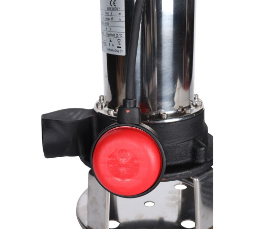 Насос дренажный STOUT с режущим механизмом и поплавком SPD-0004-211100