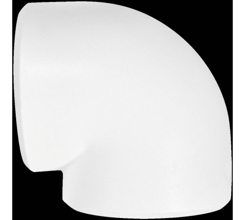 Угольник PRO AQUA PP-R 90° 75 мм Белый PA13020P