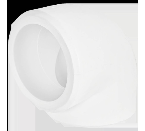 Угольник PRO AQUA PP-R 90° 75 мм Белый PA13020P