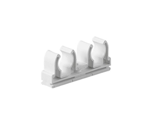 Опора двойная Pro Aqua PP-R 32 мм белая PA18512