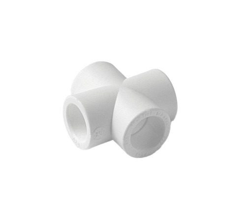 Крестовина Pro Aqua PP-R 25 мм белая PA17010P
