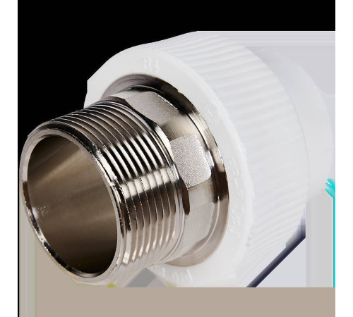 Муфта комбинированная Pro Aqua PPR НР 40х1 белая PA23020
