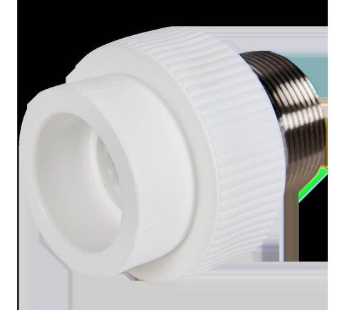 Муфта комбинированная Pro Aqua PPR НР 40х1 белая PA23020