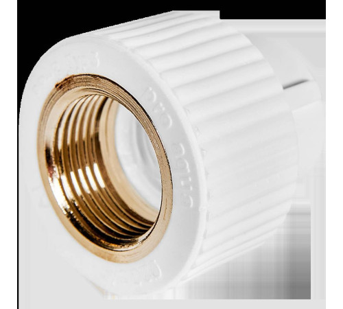Муфта комбинированная Pro Aqua PPR ВР 20х3/4 белая PA22010P