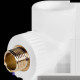Угольник комбинированный Pro Aqua PP-R 32x1/2 НР белый PA27015