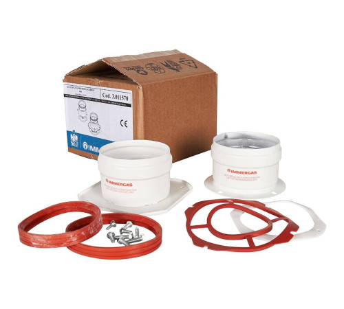 Комплект патрубков Immergas с фланцем 80 мм 3.011570