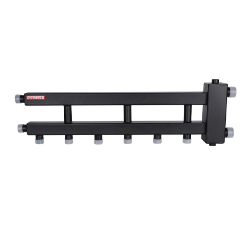 Коллектор с гидроразделителем ROMMER RDG-0060-014034 3+1 контура до 60 кВт