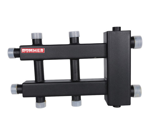 Коллектор с гидроразделителем ROMMER RDG-0060-024013 1+1+1 контура до 60 кВт
