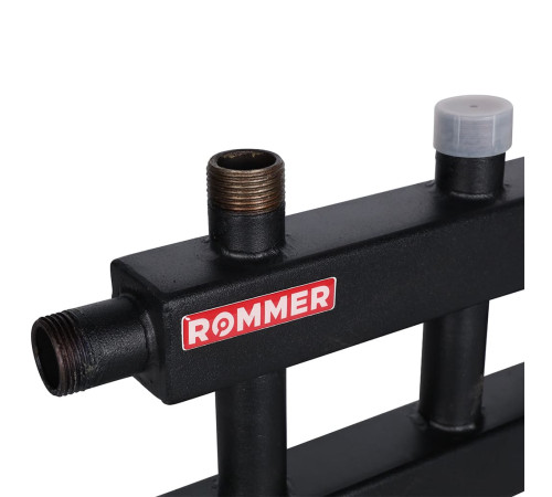 Коллектор с гидроразделителем ROMMER RDG-0060-024013 1+1+1 контура до 60 кВт